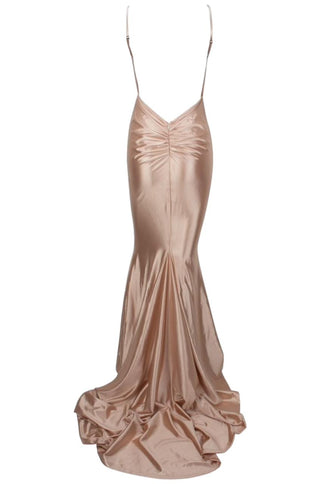 Satin Maxi Dress