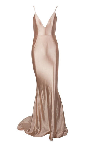 Satin Maxi Dress