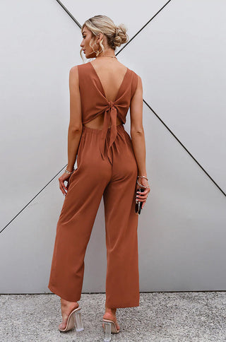 daisy brown jumpsuit