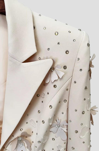 Aureline 3D Floral Embellished Pantsuit