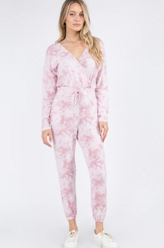 Tie-Dye Two Piece Jumpsuit, two piece jumpsuit, tie-dye jumpsuit, high waist pants, tie-dye trend