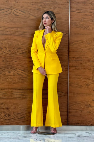 Adele Blazer Pants Set (Pantsuit)