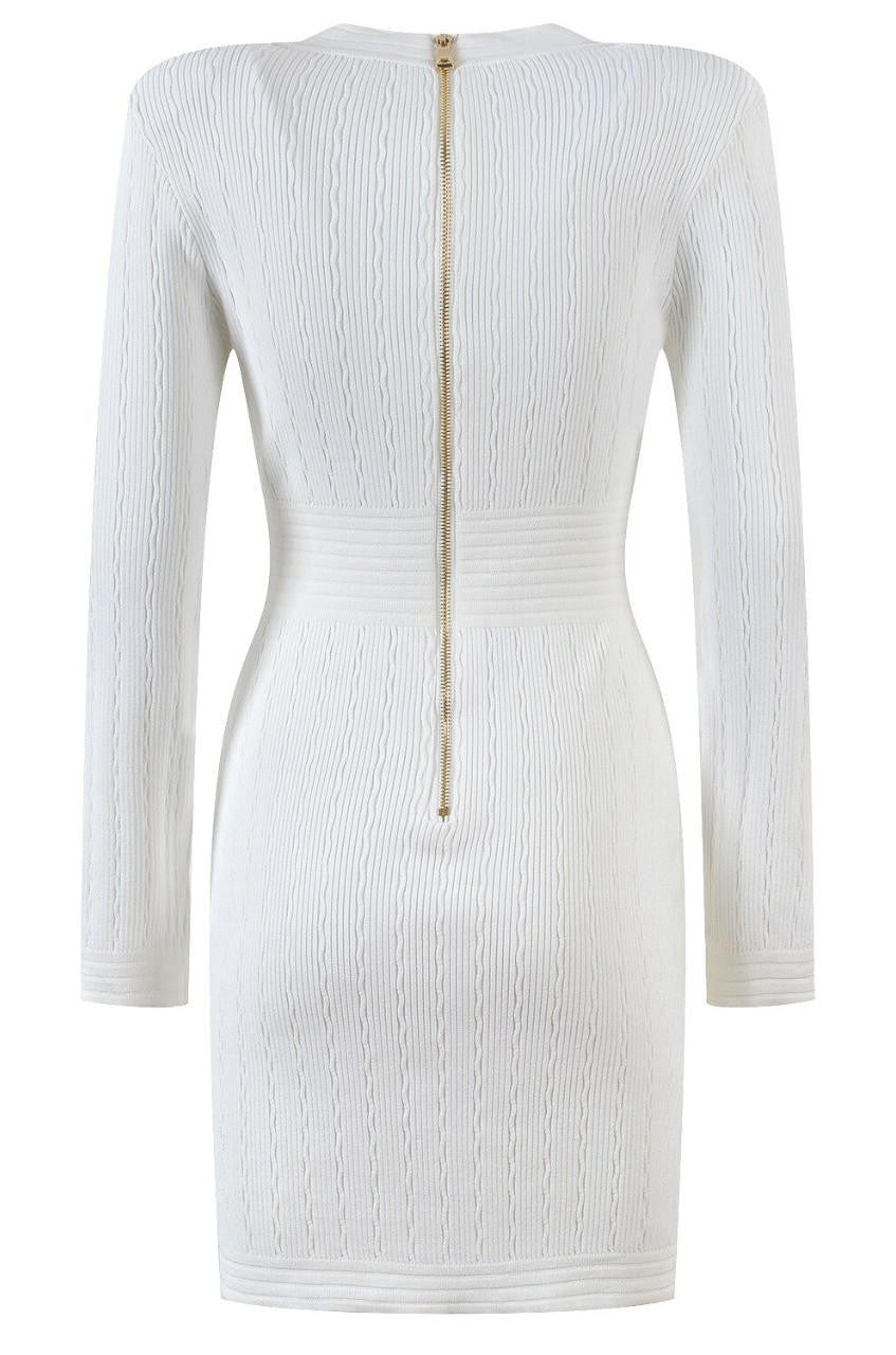 long sleeve knit mini dress Alexandra Long Sleeve Knit Mini Dress – shopUNIQUES.com