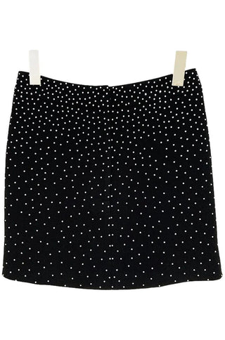 Alexies Embellished Mini Skirt in Black