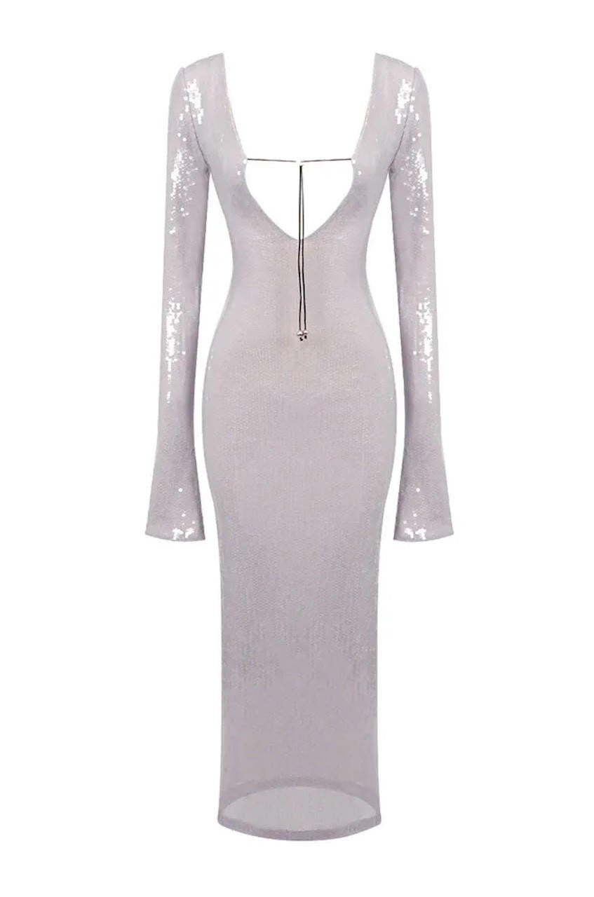 Alice Long Sleeve Sequin Maxi Dress  shopUNIQUES.com