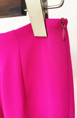 hot pink slim fit pants