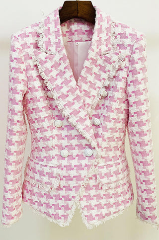 Barbie Pink Tweed Blazer