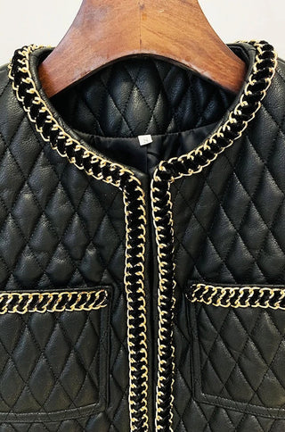 Bella Quilted Leather Jacket