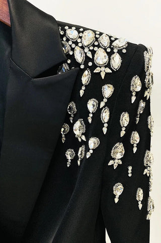 Candy Crystal Embellished Blazer Dress