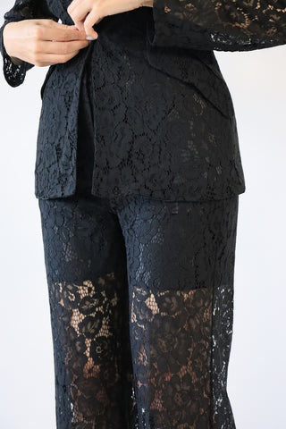 Étoile Sheer Lace Pantsuit