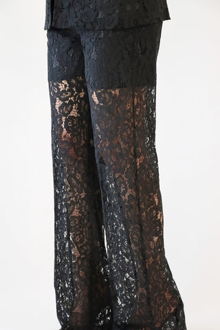 Étoile Sheer Lace Pantsuit