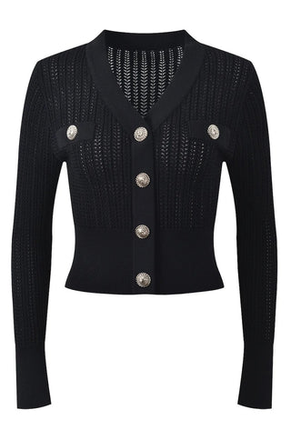 Eva V-neck Buttoned Cardigan