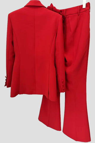 Audrie Floral Appliqué Pantsuit