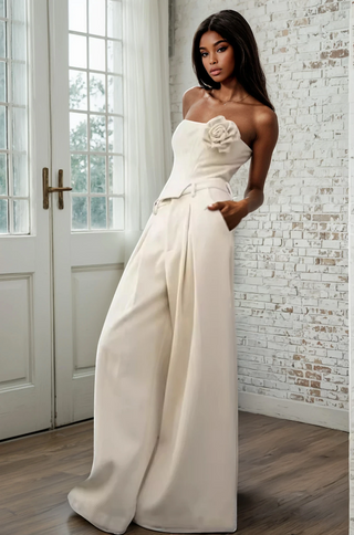 Genesis Corset & Wide Leg Pants Set