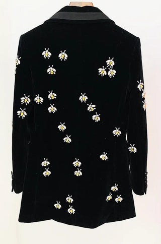 Gilda Bee Embellishments Velvet Blazer