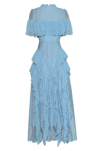 Isabella Lace Ruffle Dress shopUNIQUES.com Isabella Lace Ruffle Dress shopUNIQUES.com