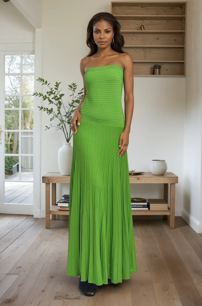 knitted tube dress Hand-Knitted Mohair Tube Dress