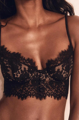 lace bustier crop top