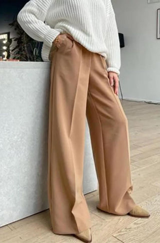 loose leg high waist pants