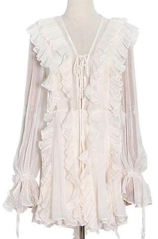 Lucia Ruffle Mini Dress