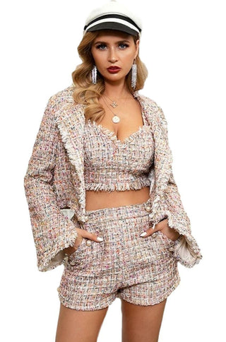 Lurex Tweed 2 Piece Set