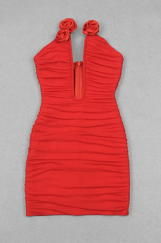 Magda Ruched Mini Dress