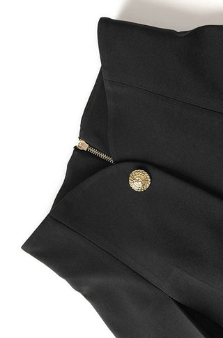 Nilo Tulip Mini Skirt in Black