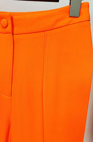 Orange Slim Fit Pantsuit