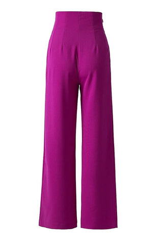 Polina Purple High-waisted Pants