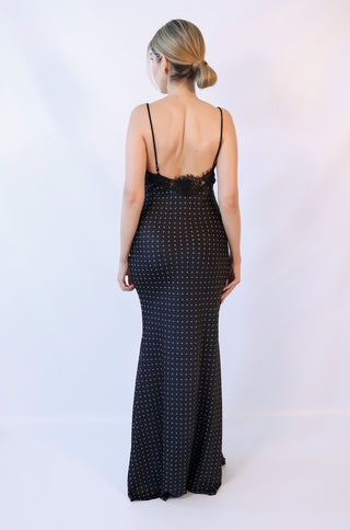 Sabine Polka-dot Maxi Dress