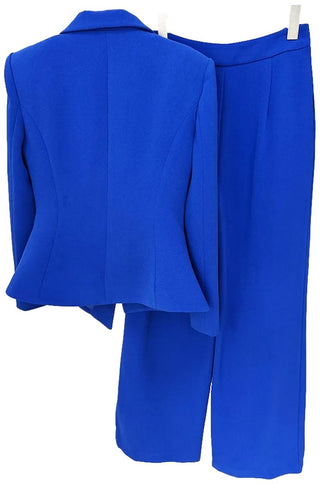 Tina Royal Blue Blazer Pants Set