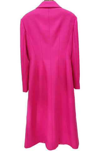 Vera Hot Pink Bow-Detail Coat