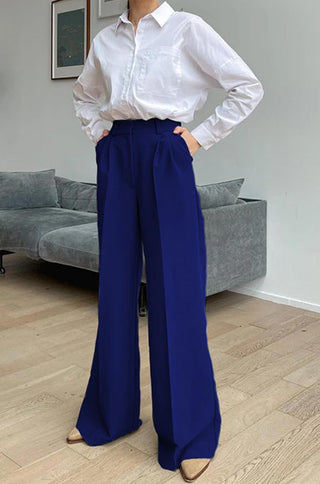 wide leg high waisted pants