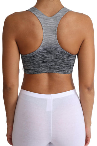 This two-tone ombre sports bra is perfect for all athletic wear.