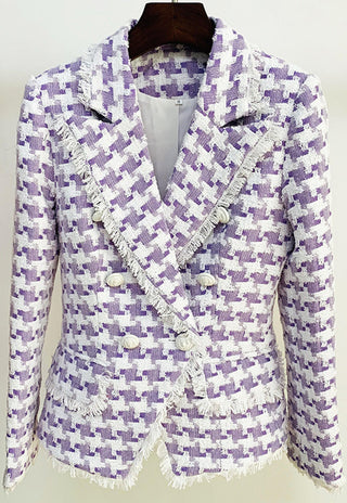 Barbie Purple Tweed Blazer