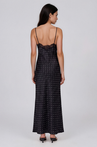 Sabine Polka-dot Maxi Dress