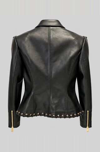 Bonika Laced Leather Blazer