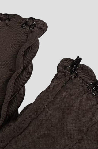 Anahit Braided High Neck Maxi Dress