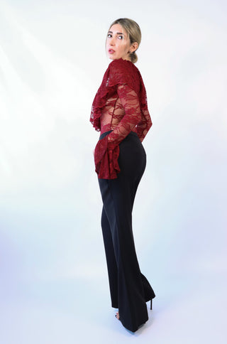 Valentina Sheer Lace Bodysuit
