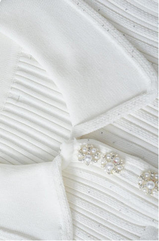 Ariel Embellished Knit Mini Dress