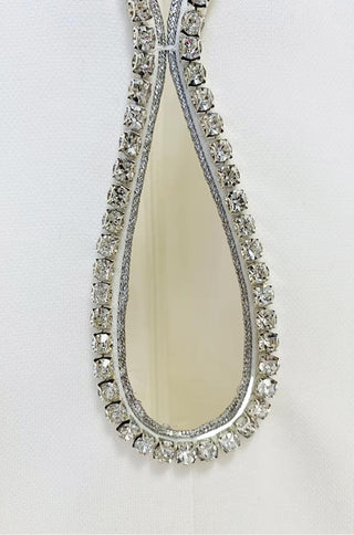 Elira Crystal Trim White Jumpsuit