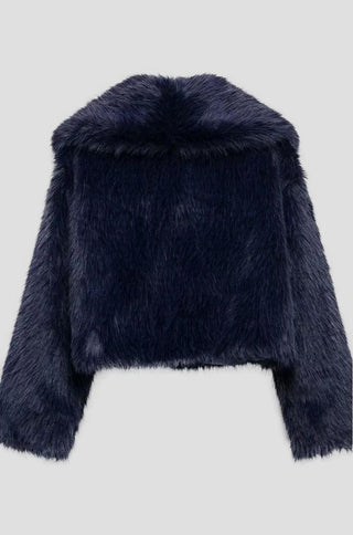 Amelie Faux Fur Crop Jacket