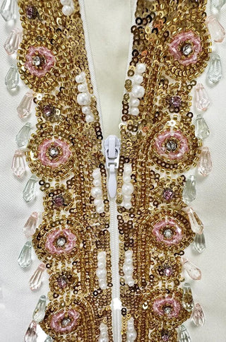 Layla Embellished White Pantsuit