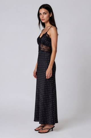 Sabine Polka-dot Maxi Dress