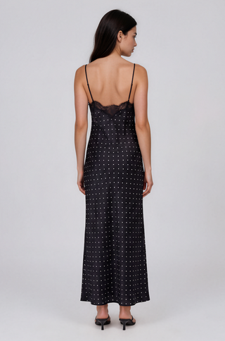 Sabine Polka-dot Maxi Dress