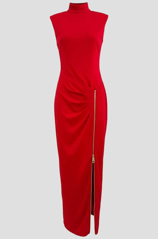 Estelle Zipper Maxi Dress