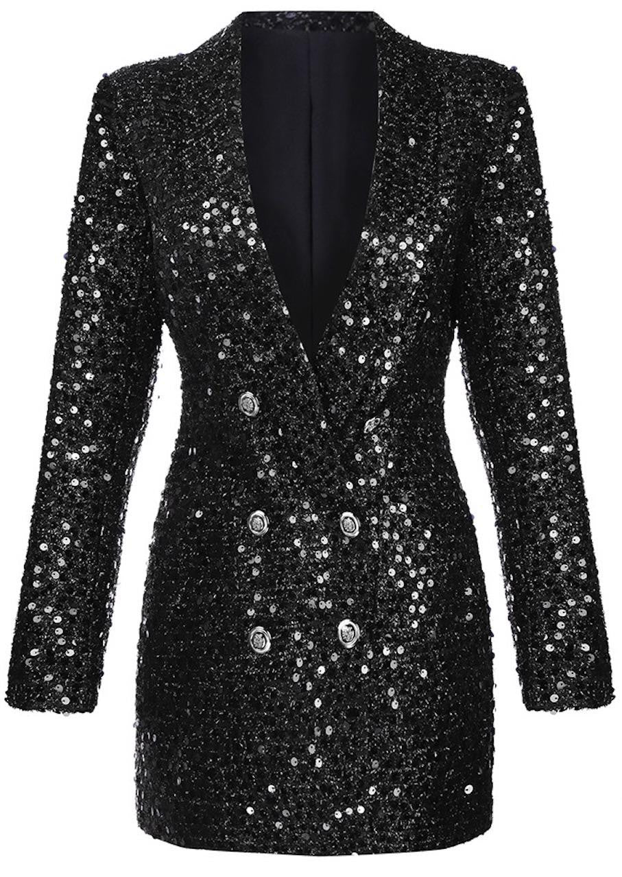 Fashion Blazer Blazer Dress Zara Sparkle Blazer Platlogy Women