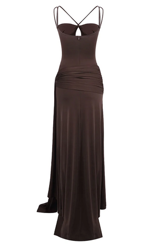 Sienna Draped Cutout Maxi Dress