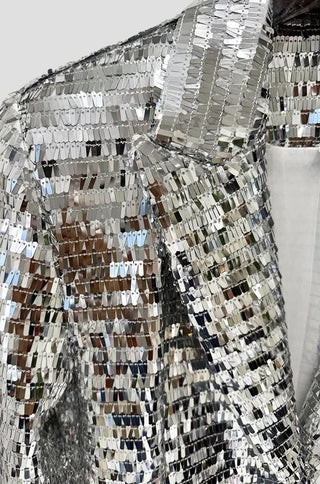 Celeste Mirror Sequin Blazer Pants Set