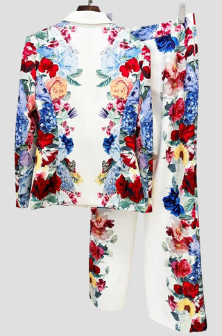 Valeria Floral Print Pantsuit Set